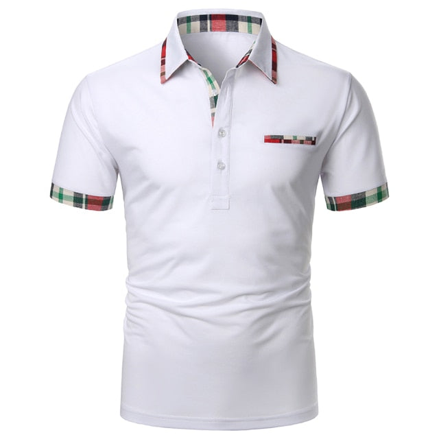 Men Polo Shirt 2021 Summer Fashion Classic Casual Tops Short Sleeves Cotton High Quality Mandarin Collar Men Slim Polo Homme
