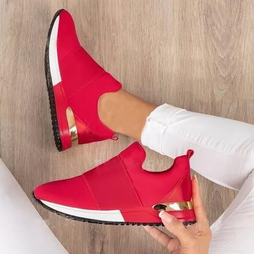Vulcanize Shoes Sneakers Women Shoes Ladies Slip-On Solid Color Sneakers for Female Sport Mesh Casual Shoes for Women 2021
